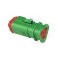 AT06-3S-OMGRN - CONN 3POS PLUG GREEN