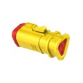 AT06-3S-OMYEL - CONN 3POS PLUG YELLOW