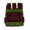 03R-WPJV-2-RMM(NN) - CONN HOUSING RECEPT 3POS RED 5MM