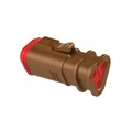 AT06-3S-OMBRN - CONN 3POS PLUG BROWN