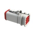 AT06-6S-OMWHT - CONN 6POS PLUG WHITE