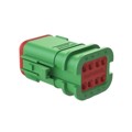 AT06-08SC-OMGRN - CONN 8POS PLUG GREEN