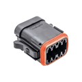 AT06-08SA-ECBLK - CONN PLUG 8POS 14-20AWG SIZE 16