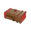 AT06-12SD-OMBRN - CONN 12POS PLUG BROWN