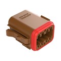 AT06-08SD-RD01 - CONN PLUG 8POS 14-20AWG SIZE 16
