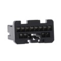 ZE05-12DS-HU/R - AUTOMOTIVE CONN RECEPT, 12POS,