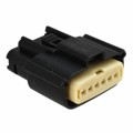 0334710601 - CONN RCPT 6POS SINGLE BLACK