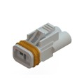 570-002-000-200 - CONN RCPT 2POS WATERPROOF 10AMP