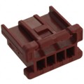 XMAP-04V-R(M8AM) - CONN HOUSING XMA 4POS RED