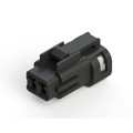 565-002-000-411 - CONN RECEPT 2WAY BLACK 22-28AWG