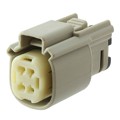 0334720402 - CONN RCPT 4POS DUAL LTGRAY