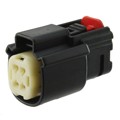 0334720406 - CONN RCPT 4POS DUAL BLACK