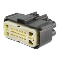 0334761601 - CONN RCPT 16POS DUAL BLACK