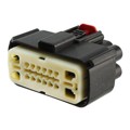 0334761606 - CONN RCPT 16POS DUAL BLACK