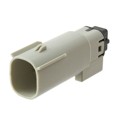 0334820402 - CONN PLUG 4POS DUAL LTGRAY