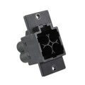 EM35MRA-4PC - CONN RCPT 4POS MALE PNL MNT