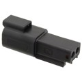 0934441101 - CONN RCP 2P BLK W/SM BCK SL ASSY