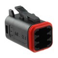 0934454201 - CONN PLUG HSG 6POS BLK