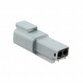 0934441102 - CONN RCP 2P GRY W/SM BCK SL ASSY