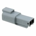 0934441202 - CONN RCP 2P GRY W/LG BCK SL ASSY