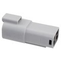 0934443202 - CONN RCP 4P GRY W/LG BCK SL ASSY