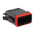 0934456121 - CONN PLUG HSG 12POS BLK