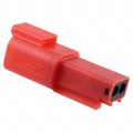 0934441109 - CONN RCPT HSG 2POS RED