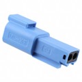 0934441104 - CONN RCPT HSG 2POS BLUE