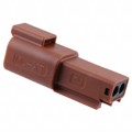 0934441107 - CONN RCPT HSG 2POS BROWN