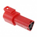 0934442109 - CONN RCPT HSG 3POS RED