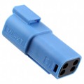 0934443204 - CONN RCPT HSG 4POS BLUE