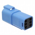 0934444204 - CONN RCPT HSG 6POS BLUE