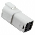 0934444206 - CONN RCPT HSG 6POS WHT