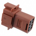 0934445247 - CONN RCPT HSG 8POS BROWN