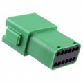 0934446133 - CONN RCPT HSG 12POS GRN