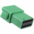 0934446233 - CONN RCPT HSG 12POS GRN