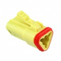 0934452205 - CONN PLUG HSG 3POS YELLOW