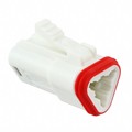 0934452206 - CONN PLUG HSG 3POS WHITE