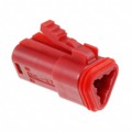 0934452209 - CONN PLUG HSG 3POS RED
