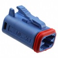 0934453204 - CONN PLUG HSG 4POS BLUE