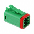 0934454103 - CONN PLUG HSG 6POS GREEN