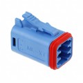 0934454204 - CONN PLUG HSG 6POS BLUE
