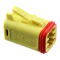 0934454105 - CONN PLUG HSG 6POS YLW