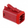 0934454209 - CONN PLUG HSG 6POS RED
