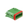 0934456133 - CONN PLUG HSG 12POS GRN