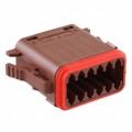 0934456247 - CONN PLUG HSG 12POS BRN