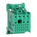 1600140002 - CONN RECPT 28POS LT GREEN