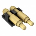 8PM-11-0002-02-131 - CONN SPRING PISTON 2POS R/A SMD