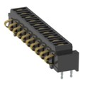 SIR1-10-L-S-K-TR - CONN SPRING MOD 10POS R/A SMD