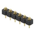 821-22-006-10-000101 - CONN SPRING PISTON 6POS PCB